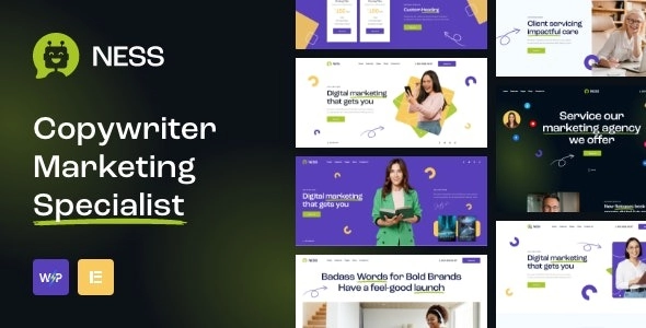 Ness - Marketing Agency & SMM WordPress Theme