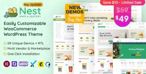 Nest - Grocery Store WooCommerce WordPress Theme