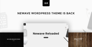 Newave - WordPress Responsive One Page Parallax