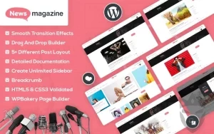 News & Magazine - Photography Blog WordPress Theme