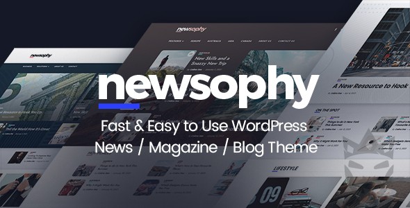 Newsophy - Fast and Easy to Use WordPress News and Blog Theme