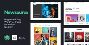 Newsource - Multi-Concept Blog  Magazine WordPress Theme