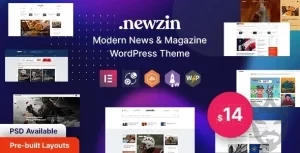 Newzin - WordPress Newspaper & Magazine Theme