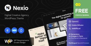 Nexio - Digital Agency Creative WordPress Theme