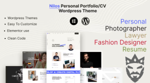 Nilos - Personal Portfolio WordPress Theme