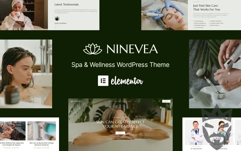 Ninevea - Spa & Massage Salon Beauty WordPress Theme