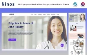 Ninos - Multipurpose Medical Landing page Elementor WordPress Theme