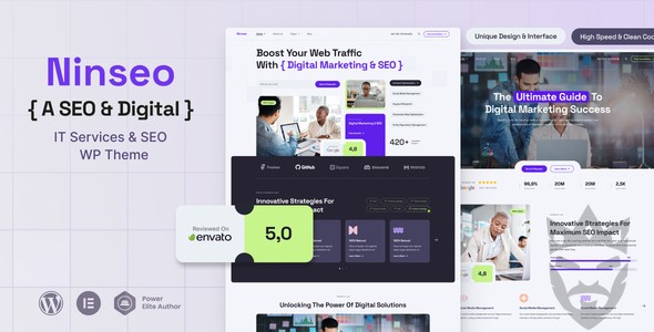 Ninseo - IT Services  SEO WordPress Theme