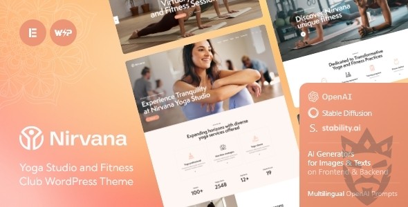 Nirvana | Yoga Studio and Fitness Club WordPress Theme