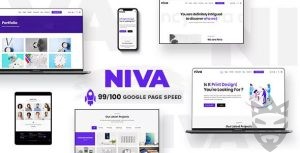 Niva -  Creative Agency WordPress Theme