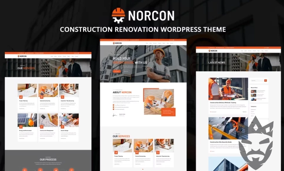 Norcon - Construction Renovation WordPress Theme