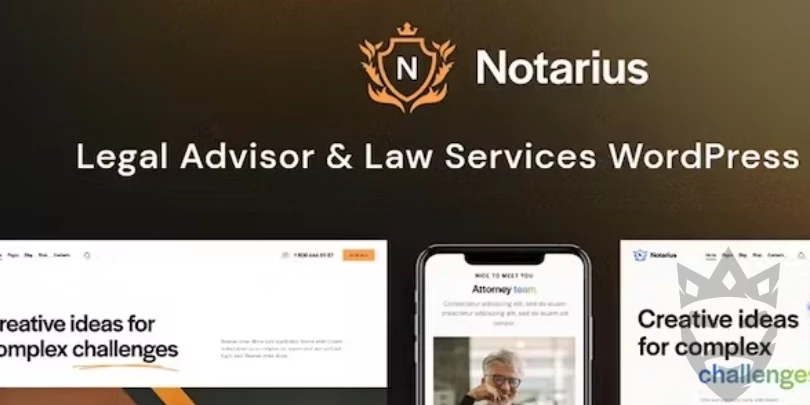 Notarius - Legal Advisor & Law Services WordPress Theme