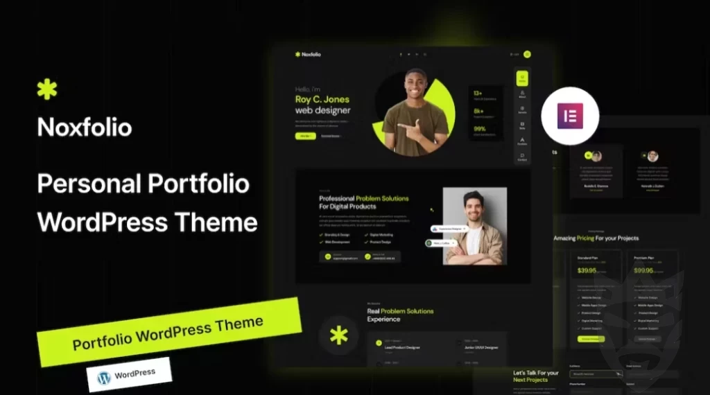 Noxfolio - Portfolio Resume WordPress Theme