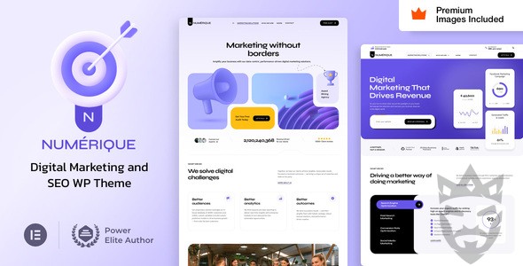 Numérique - SEO Digital Marketing WordPress Theme