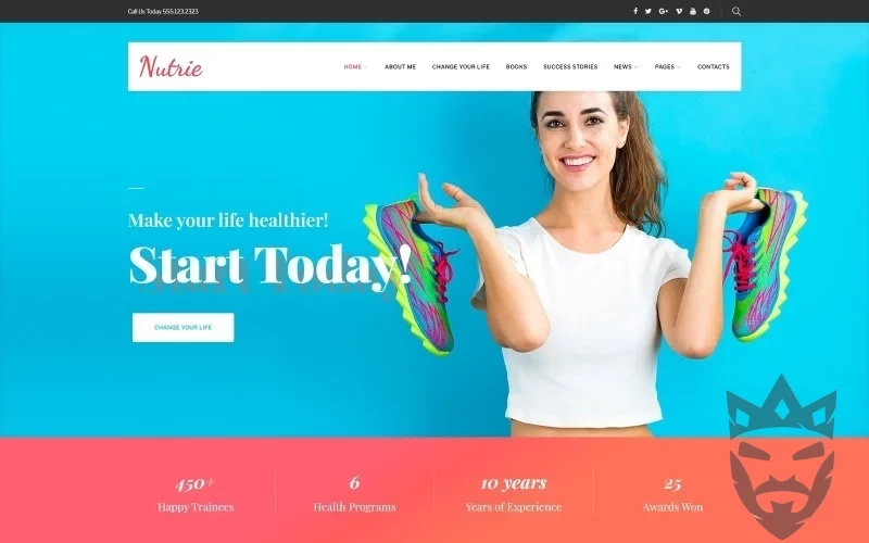 Nutrie - Health Coach WordPress Theme