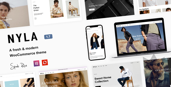 Nyla - A Fresh  Modern WooCommerce Theme