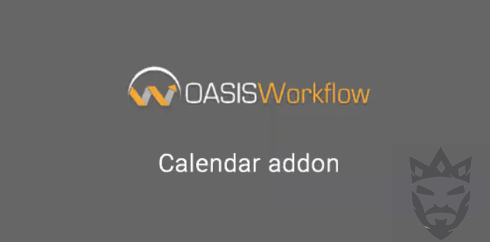 OASIS WORKFLOW CALENDAR ADDON