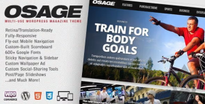 OSAGE MULTI-USE WORDPRESS MAGAZINE THEME