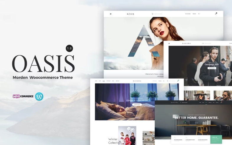 Oasis - Modern WooCommerce Theme