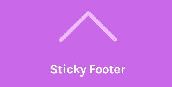 OceanWP Sticky Footer