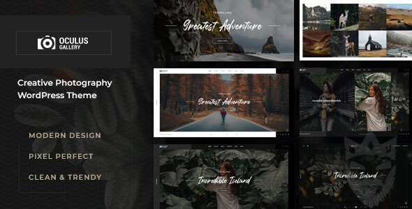 Oculus - Photography WordPress Theme