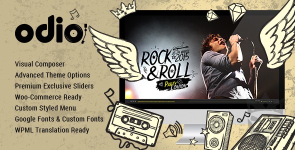 Odio - Music WP Theme For Bands