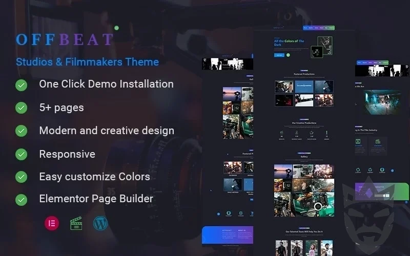 Offbeat - Movie Studios & Filmmakers Theme WordPress Theme