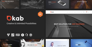 Okab - Responsive Multi-Purpose WordPress Theme + RTL