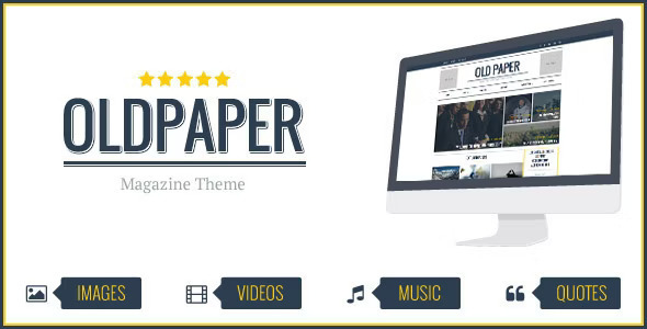 OldPaper - Ultimate Magazine  Blog Theme