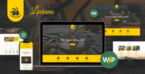 OliveOil - Oil Farm  Vinegars WordPress Theme