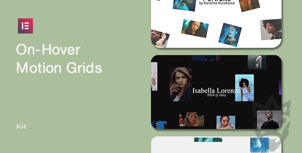 On-Hover Motion Grids for Elementor