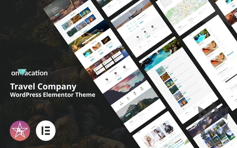 OnVacation - Travel Company WordPress Elementor Theme WordPress Theme