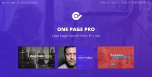 One Page Pro - Multi Purpose OnePage WordPress Theme