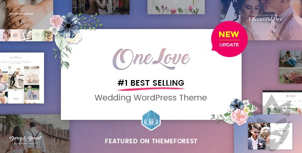 OneLove - The Elegant  Clean Multipurpose Wedding WordPress Theme