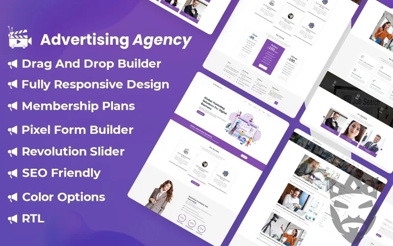 Online Advertising Agency WordPress Theme