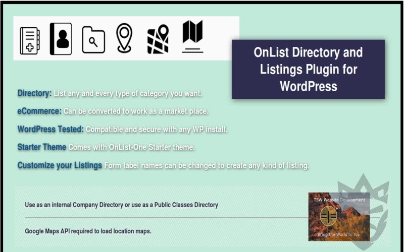 Onlist Plus Directory Listing WordPress Plugin