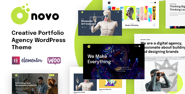 Onovo - Creative Portfolio Agency WordPress Theme