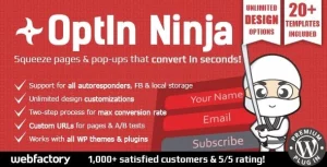 OptIn Ninja - Ultimate Squeeze Page Generator  2.35