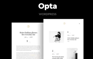 Opta - Minimal Portfolio and Photography Theme