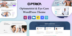 Optrica - Optometrist  Eye Care WordPress Theme