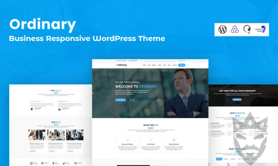 Ordinary – Business Responsive WordPress Theme