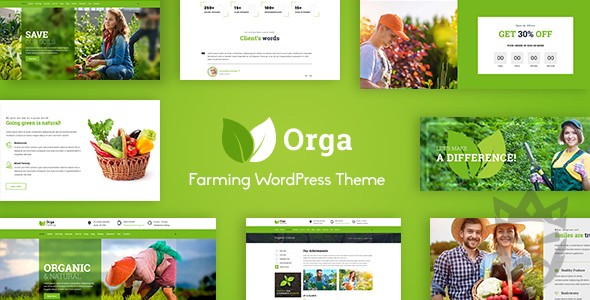 Orga - Organic Farm  Agriculture WordPress