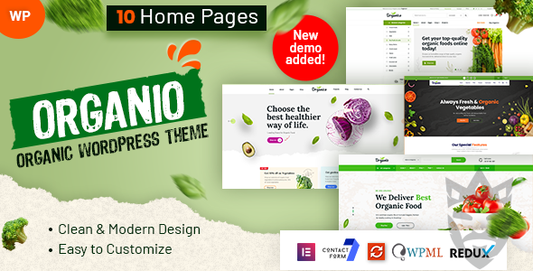 Organio - Organic Food Store WordPress