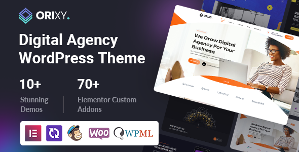 Orixy - Digital Agency WordPress Theme