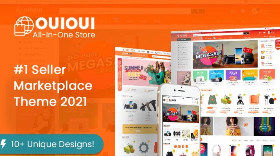 OuiOui - Multi Vendor MarketPlace Elementor WooCommerce WordPress Theme (Mobile Layouts Ready)