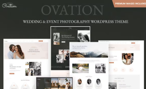 Ovation – Wedding  Event Photography WordPress ThEME