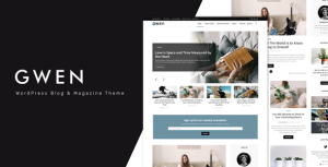 Gwen - Creative Personal WordPress Blog Theme