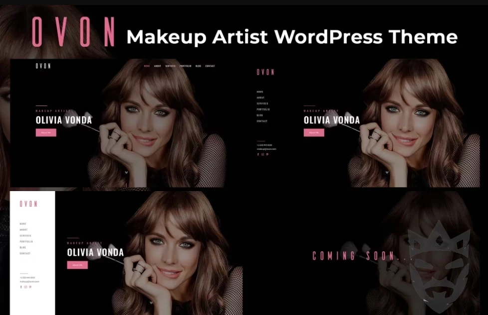 Ovon - Makeup Artist WordPress Theme