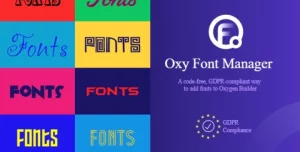 Oxy Font Manager