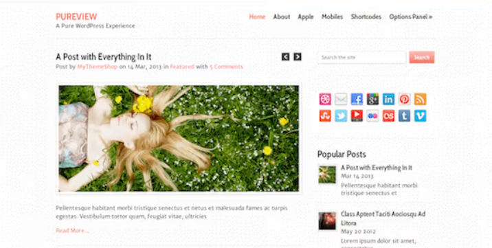 OboxThemes Depth WordPress Theme